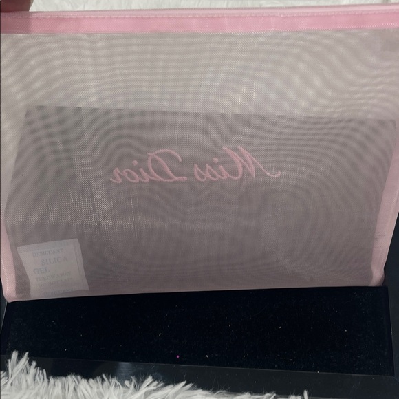 Dior Miss Dior Pink Mesh Cosmetic Pouch - Picture 3 of 3